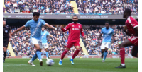 半场-曼城2-0利物浦 范戴克送点哈兰德头顶脚踢双响 萨拉赫失单刀