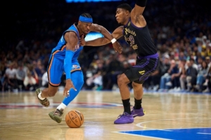 周二竞彩篮球强档：雷霆显露冠军相 湖人实力大打折扣