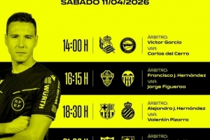 西甲本轮裁判安排：亚历杭德罗·埃尔南德斯执法巴萨vs西班牙人