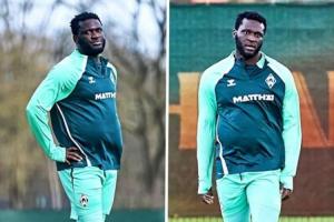 超重10公斤！博尼法斯长期伤缺情绪化暴饮暴食，训练照大肚子明显