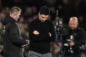 阿森纳本场运动战预期进球仅0.19，自21/22赛季英超主场第二低