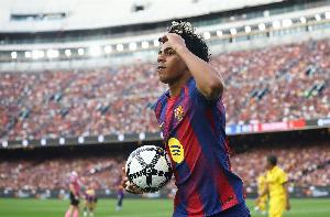 他才18岁！亚马尔西甲百场里程碑破门，本赛季已15球12助攻