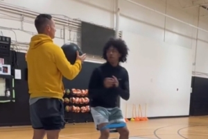 打磨技艺!朱正晒视频:和库里体能训练团队的夏天特训