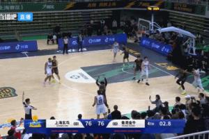 总决赛G1就这么刺激！董健兜出接边线球后仰漂移三分绝杀上海玄鸟