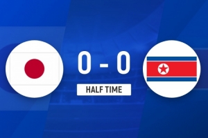 半场-日本U20女足0-0朝鲜女足U20 日本半场0射正遭朝鲜围攻