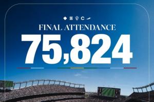 科罗拉多官方：主场迎战迈阿密比赛上座75824人，刷新队史纪录！