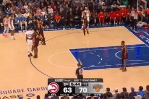 稳住了！老鹰祭出“砍人”战术 米切尔·罗宾逊两罚中一