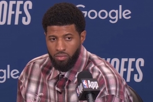 【完整版】乔治：让对手轻松得分不是季后赛篮球 系列赛还很长